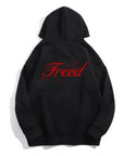 Script Fleece Hoodie (black)