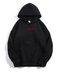 Script Fleece Hoodie (black)