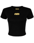 Bubble Women's Baby Tee (black)